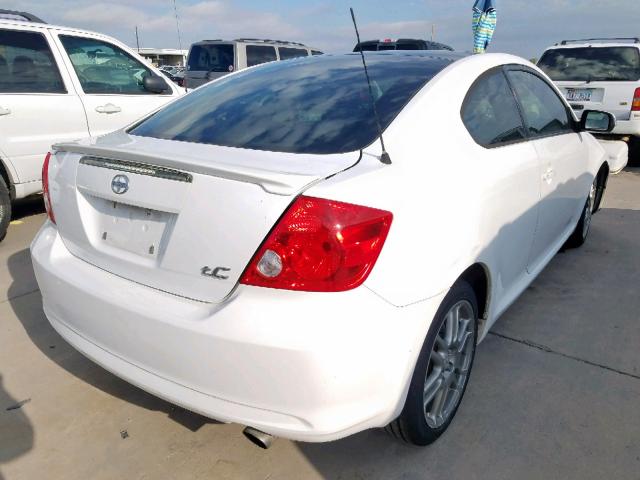 JTKDE177760135036 - 2006 TOYOTA SCION TC თეთრი ფოტო 4