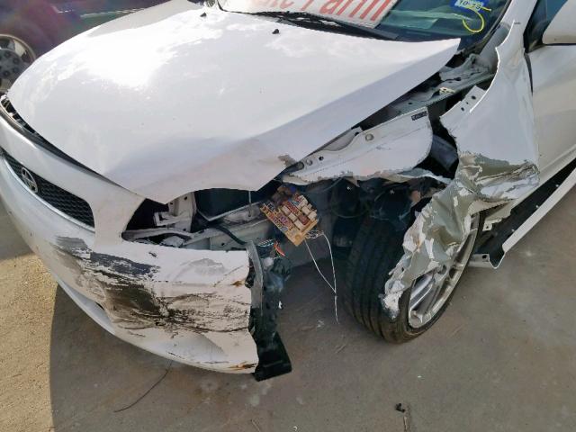 JTKDE177760135036 - 2006 TOYOTA SCION TC თეთრი ფოტო 9