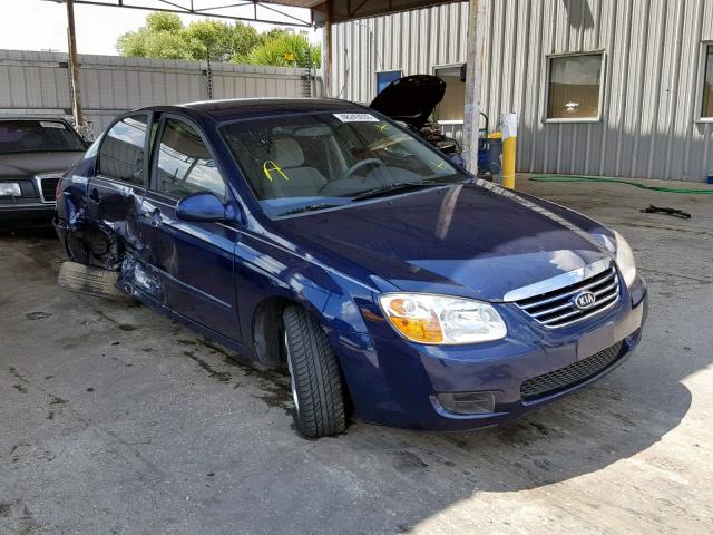 KNAFE121975490844 - 2007 KIA SPECTRA EX BLUE photo 1