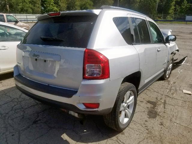 1C4NJDBBXCD541613 - 2012 JEEP COMPASS SP SILVER photo 4