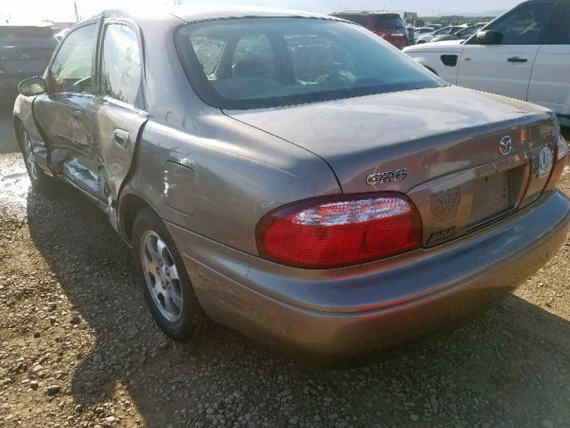 1YVGF22C225301272 - 2002 MAZDA 626 LX BROWN photo 3