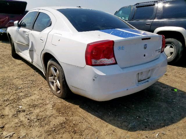 2B3CA3CV4AH263545 - 2010 DODGE CHARGER SX WHITE photo 3