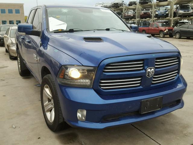 1C6RR7HT6ES451280 - 2014 RAM 1500 SPORT BLUE photo 1