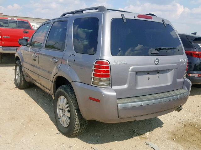 4M2YU91157KJ18363 - 2007 MERCURY MARINER LU GRAY photo 3