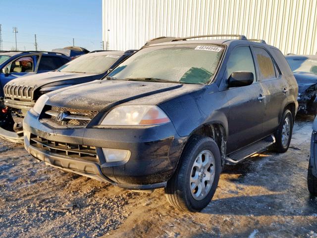 2HNYD18691H002942 - 2001 ACURA MDX TOURIN BLACK photo 2