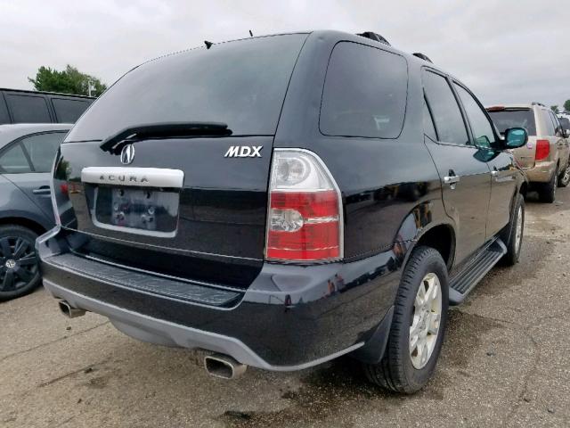 2HNYD18916H505642 - 2006 ACURA MDX TOURIN BLACK photo 4