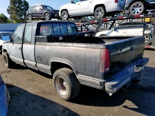 2GTEC19K7N1502930 - 1992 GMC SIERRA C15 BLACK photo 3