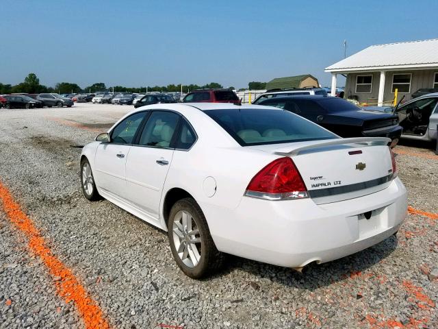 2G1WC5EM5A1241299 - 2010 CHEVROLET IMPALA LTZ WHITE photo 3