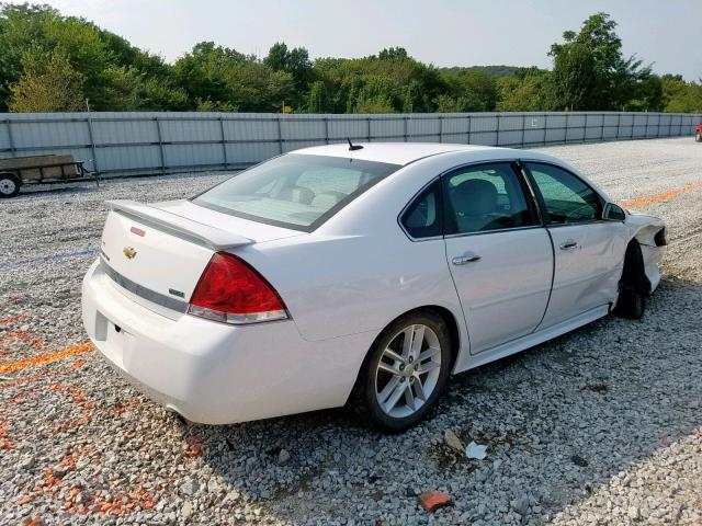 2G1WC5EM5A1241299 - 2010 CHEVROLET IMPALA LTZ WHITE photo 4