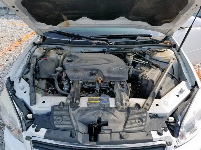 2G1WC5EM5A1241299 - 2010 CHEVROLET IMPALA LTZ WHITE photo 7