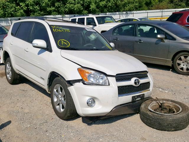 2T3YF4DV8BW106175 - 2011 TOYOTA RAV4 LIMIT WHITE photo 1