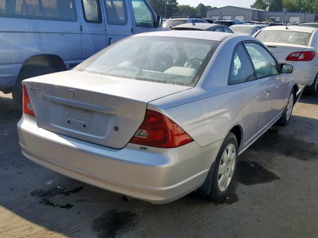 1HGEM22002L059071 - 2002 HONDA CIVIC EX GRAY photo 4