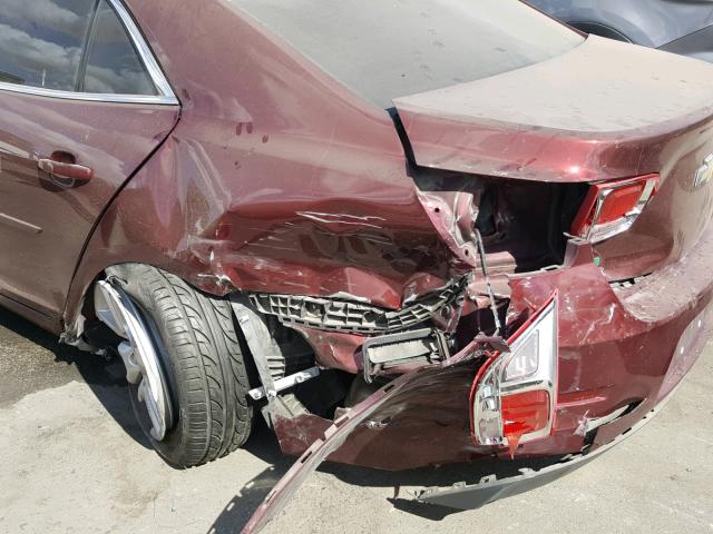 1G11C5SL6FF343541 - 2015 CHEVROLET MALIBU 1LT BURGUNDY photo 9