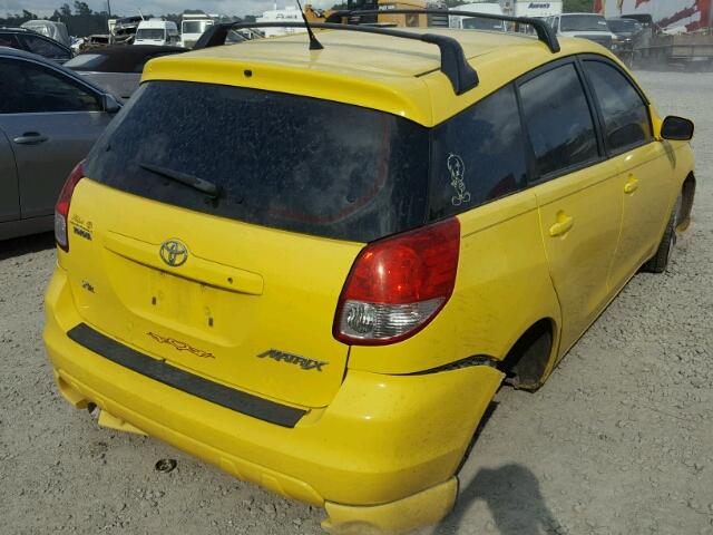 2T1KR32E94C307543 - 2004 TOYOTA COROLLA MA YELLOW photo 4