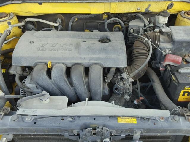 2T1KR32E94C307543 - 2004 TOYOTA COROLLA MA YELLOW photo 7