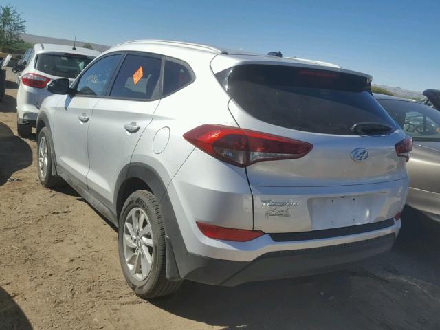 KM8J33A47GU212536 - 2016 HYUNDAI TUCSON LIM SILVER photo 3