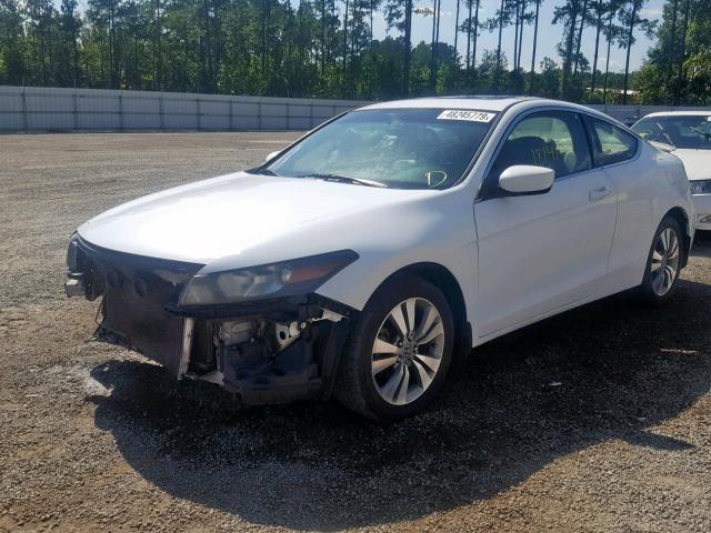 1HGCS12878A007681 - 2008 HONDA ACCORD EXL WHITE photo 2