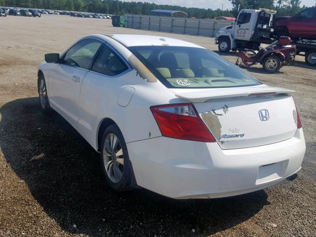 1HGCS12878A007681 - 2008 HONDA ACCORD EXL WHITE photo 3