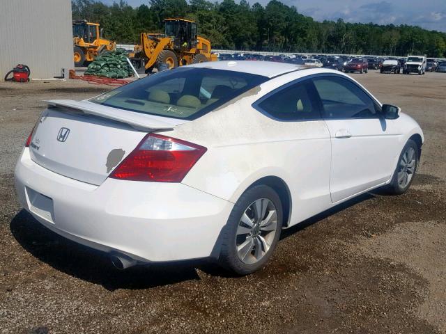 1HGCS12878A007681 - 2008 HONDA ACCORD EXL WHITE photo 4