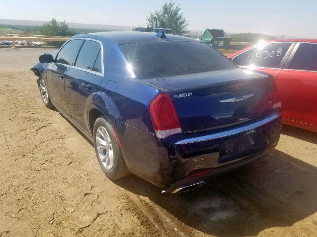 2C3CCAAG5FH796632 - 2015 CHRYSLER 300 LIMITE BLUE photo 3