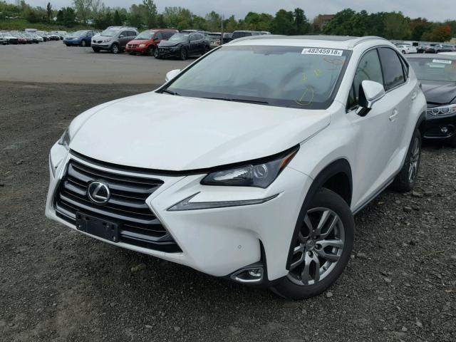 JTJBARBZ2G2059021 - 2016 LEXUS NX 200T WHITE photo 2