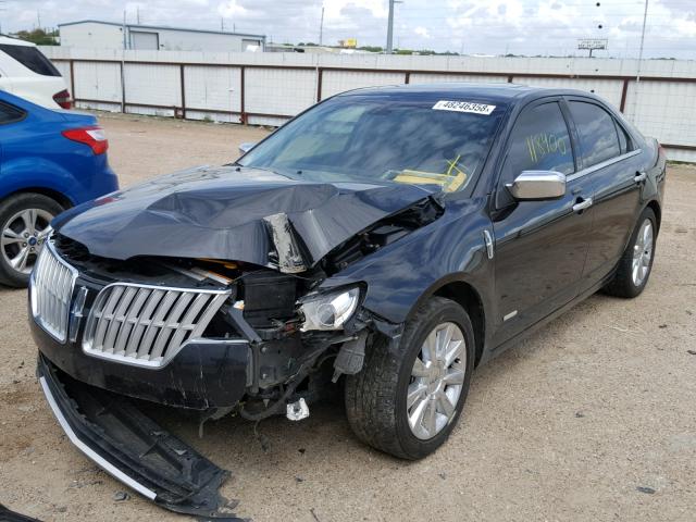 3LNDL2L32CR824043 - 2012 LINCOLN MKZ HYBRID BLACK photo 2