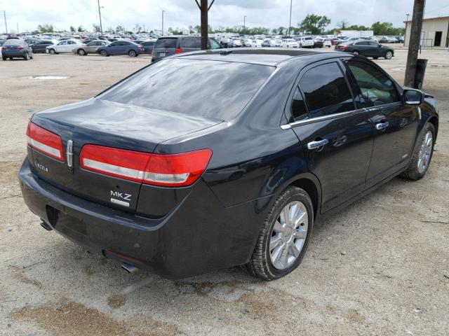 3LNDL2L32CR824043 - 2012 LINCOLN MKZ HYBRID BLACK photo 4