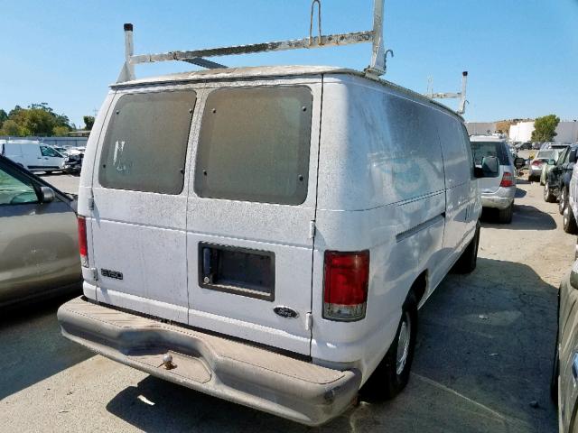 1FTRE14233HA03636 - 2003 FORD ECONO E150 WHITE photo 4