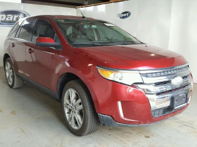 2FMDK3KC5DBA18238 - 2013 FORD EDGE LIMIT RED photo 1