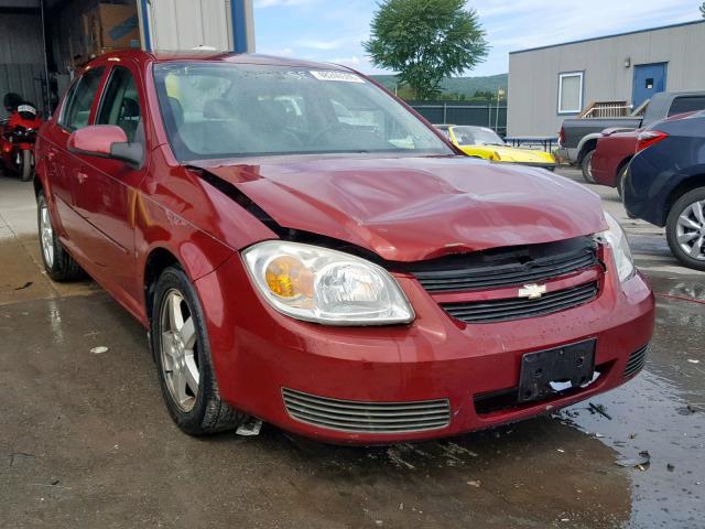 1G1AL55F077197011 - 2007 CHEVROLET COBALT LT MAROON photo 1