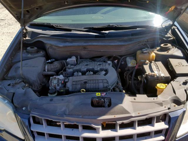 2A8GF48X08R626714 - 2008 CHRYSLER PACIFICA L BLUE photo 7