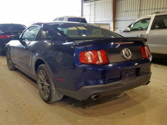 1ZVBP8AM5C5275422 - 2012 OTHER MUSTANG BLUE photo 3