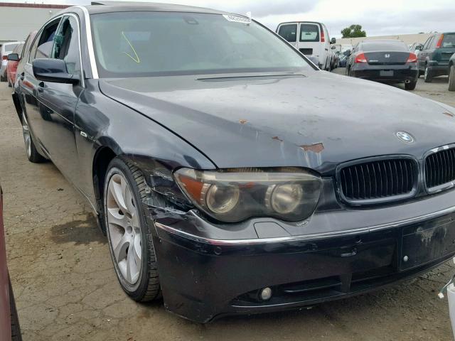 WBAGN63492DR03936 - 2002 BMW 745 LI BLUE photo 1