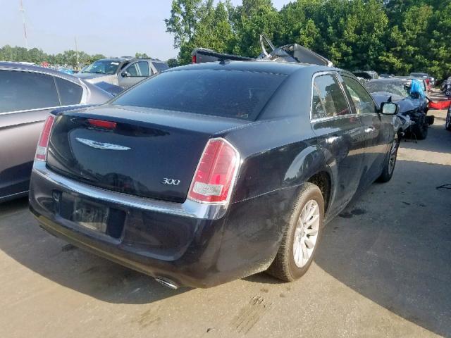 2C3CCAAG8DH613186 - 2013 CHRYSLER 300 BLACK photo 4