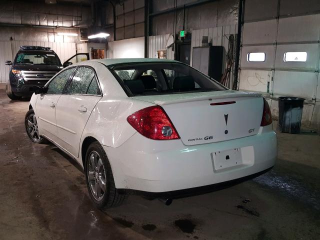 1G2ZH58N774194756 - 2007 PONTIAC G6 GT WHITE photo 3