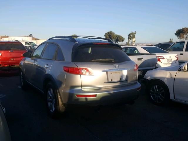 JNRAS08U63X102288 - 2003 INFINITI FX35 GRAY photo 3