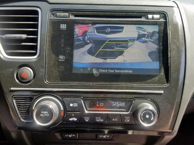 2HGFG3B07FH502837 - 2015 HONDA CIVIC EXL 蓝色 照片 9