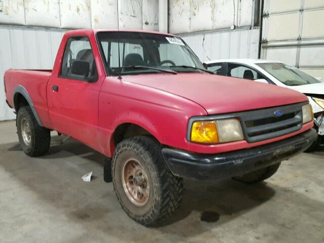 1FTCR11U4PPA11322 - 1993 FORD RANGER RED photo 1