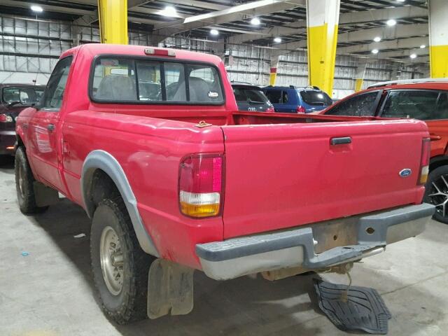 1FTCR11U4PPA11322 - 1993 FORD RANGER RED photo 3