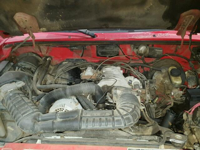 1FTCR11U4PPA11322 - 1993 FORD RANGER RED photo 7