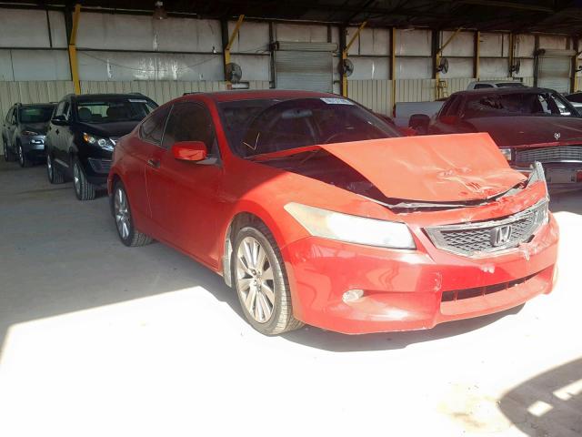 1HGCS228X8A003887 - 2008 HONDA ACCORD EXL RED photo 1