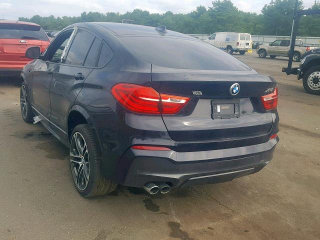 5UXXW3C54F0F88940 - 2015 BMW X4 XDRIVE2 BLUE photo 3