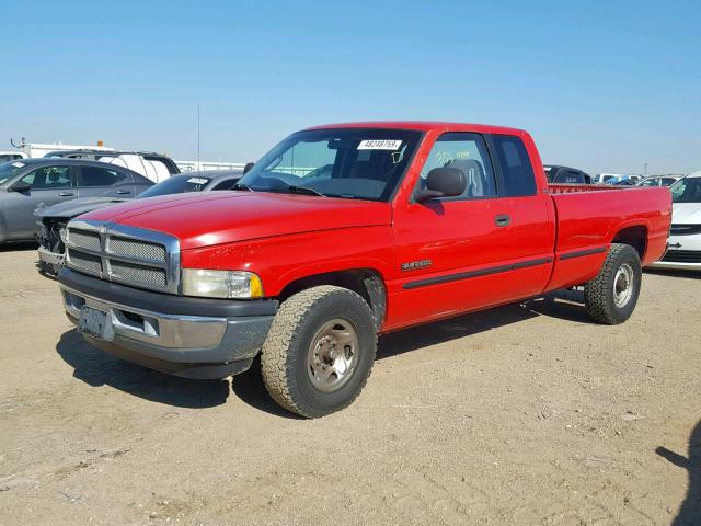 1B7KC2368XJ612964 - 1999 DODGE RAM 2500 RED photo 2