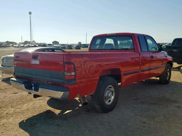 1B7KC2368XJ612964 - 1999 DODGE RAM 2500 RED photo 4