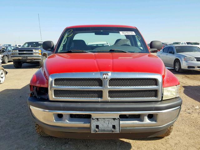 1B7KC2368XJ612964 - 1999 DODGE RAM 2500 RED photo 9