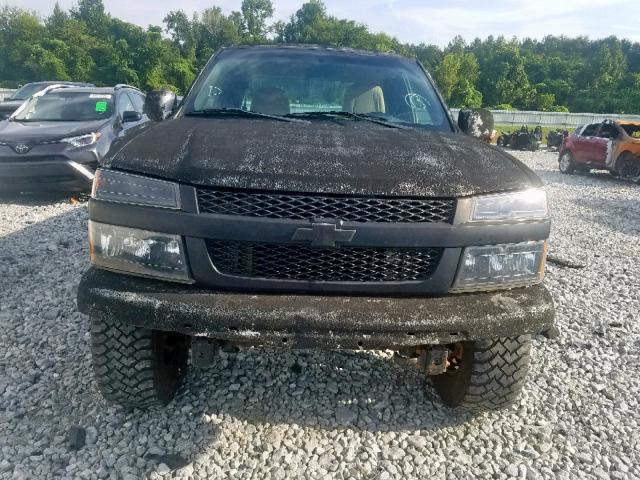 1GCDT19E798140073 - 2009 CHEVROLET COLORADO BLACK photo 9