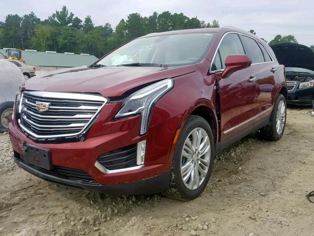 1GYKNERSXHZ133877 - 2017 CADILLAC XT5 PREMIU RED photo 2