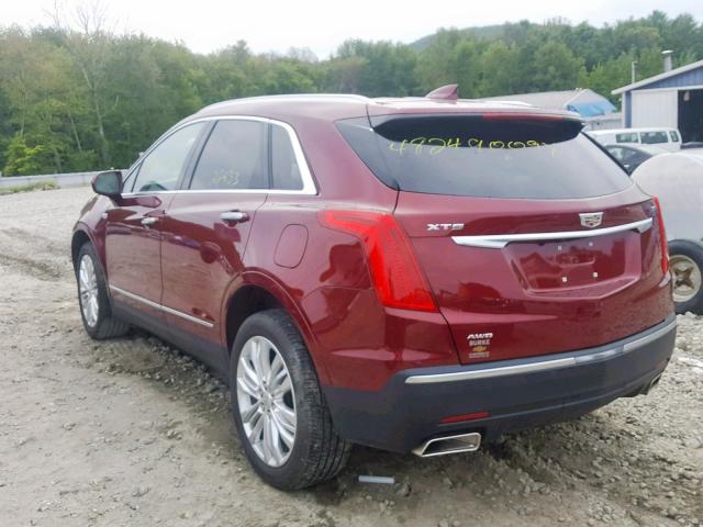 1GYKNERSXHZ133877 - 2017 CADILLAC XT5 PREMIU RED photo 3