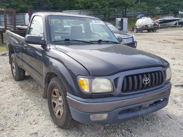 5TENL42N11Z869396 - 2001 TOYOTA TACOMA BLACK photo 1