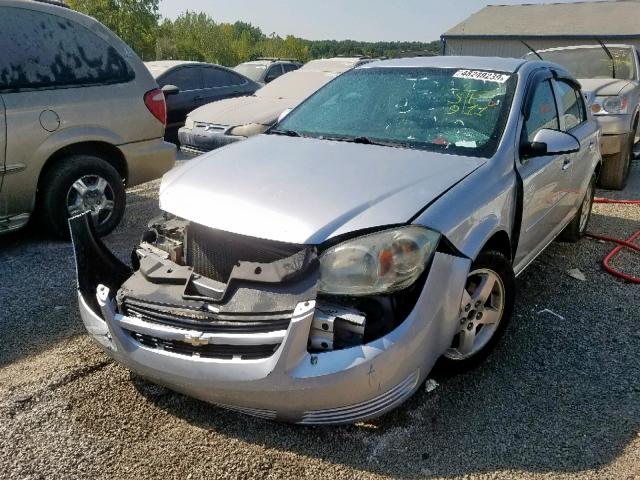 1G1AF5F58A7226260 - 2010 CHEVROLET COBALT 2LT SILVER photo 2